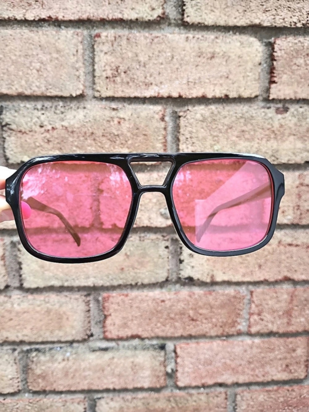 Pink Vintage Style Sunglasses